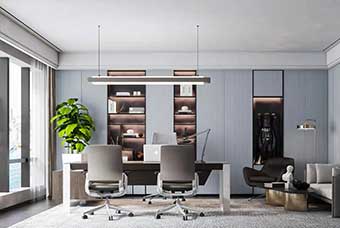 钟山轻奢风格-书房