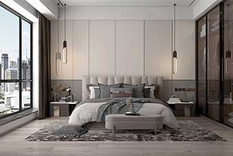钟山现代风格-卧室
